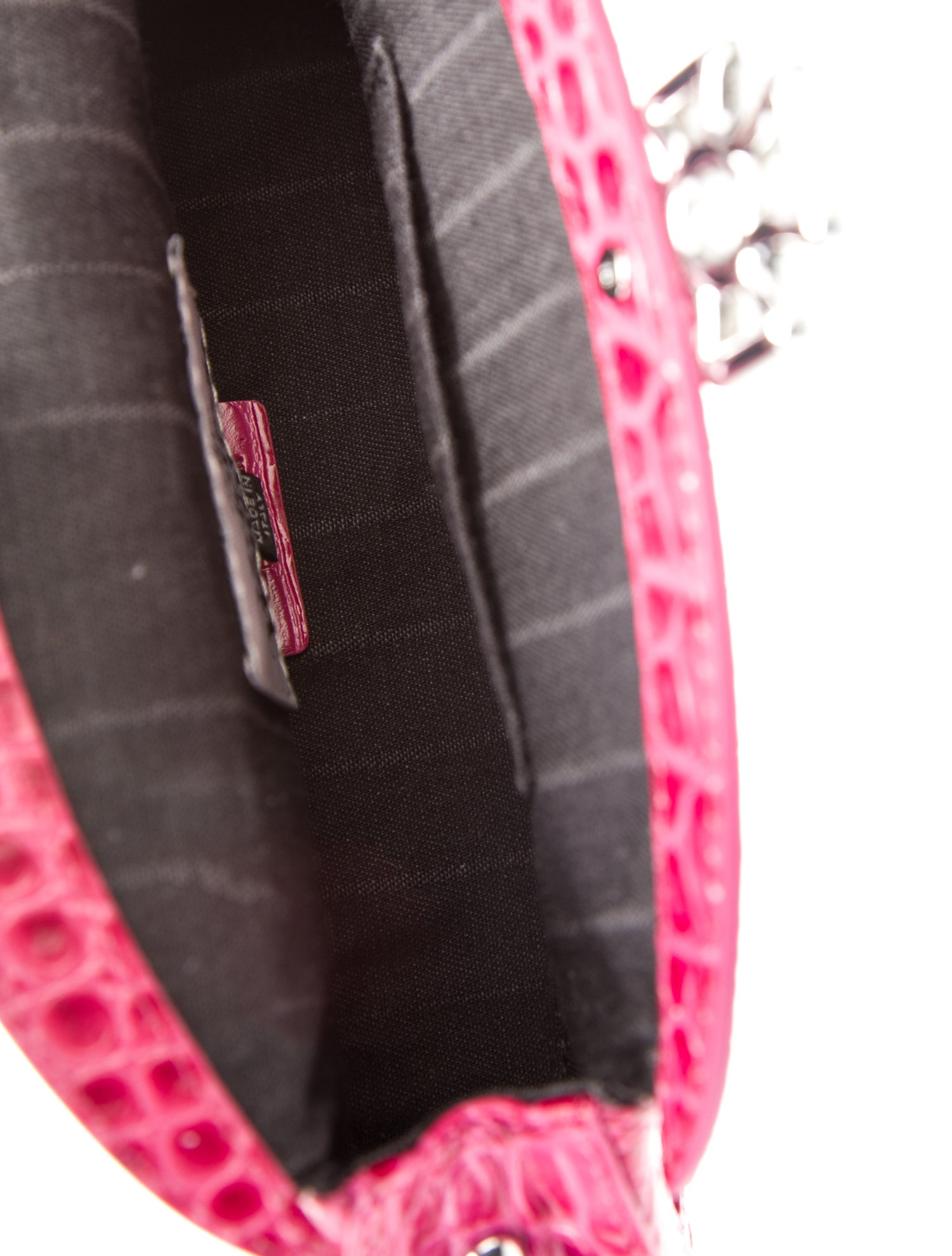 Vivienne Westwood Embossed Leather Shoulder Bag